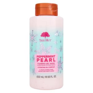 imageTree Hut Cherry Rave Foaming Gel Wash  Cleanse ampamp Soothe Skin Without Stripping Moisture  Made with our Hydrating Oil Complex  Limited Edition Fall  18 fl ozPeppermint Pearl