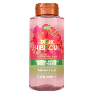 imageTree Hut Cherry Rave Foaming Gel Wash  Cleanse ampamp Soothe Skin Without Stripping Moisture  Made with our Hydrating Oil Complex  Limited Edition Fall  18 fl ozPink Hibiscus