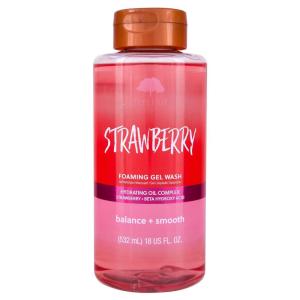imageTree Hut Cherry Rave Foaming Gel Wash  Cleanse ampamp Soothe Skin Without Stripping Moisture  Made with our Hydrating Oil Complex  Limited Edition Fall  18 fl ozStrawberry