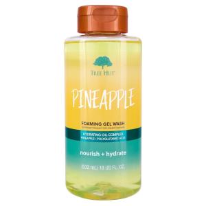 imageTree Hut Cherry Rave Foaming Gel Wash  Cleanse ampamp Soothe Skin Without Stripping Moisture  Made with our Hydrating Oil Complex  Limited Edition Fall  18 fl ozPineapple