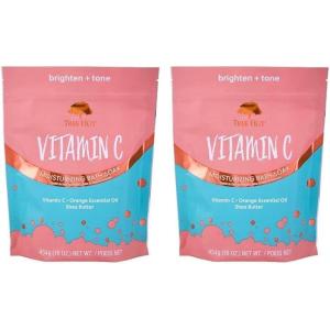 imageTree Hut Brightening Bath Soak Vitamin C 16 oz1 Pound Pack of 2