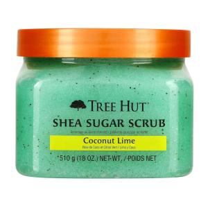 imageTree Hut Exfoliating Shea Sugar Scrub Birthday Cake 18 ozCoconut Lime