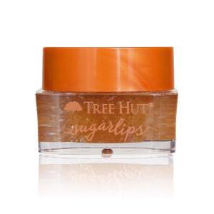imageTree Hut Sugarlips Sugar Lip Scrub Brown Sugar 034oz Jar Shea Butter and Raw Sugar Scrub UltraHydrating Lip Exfoliator Lip CareBrown Sugar