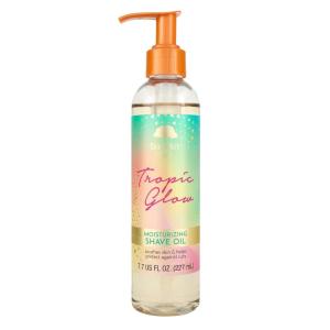 imageTree Hut Tropic Glow Moisturizing Shave Oil Warm Scent with Almond Golden Amber and Sandalwood Smooth Glide for Close Shave and Soft Skin 77 fl oz