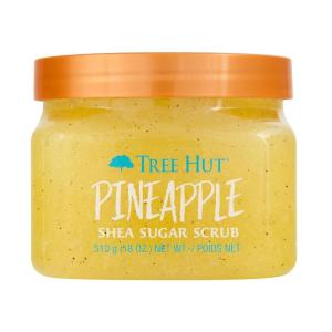 imageTree Hut Pineapple Shea Sugar Scrub  Exfoliating Body Scrub Removes Dead Dry Skin for a Soft ampamp Hydrated Feel  Nourishing Essential Body Care  18 fl oz18 Ounce Pack of 1