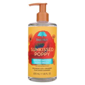 imageTree Hut Vanilla Serum Infused Hand Wash  Nourish ampamp Hydrate Hands with Strengthening Skin Care  Long Lasting Scent  Cleanse ampamp Lock in Moisture  11 fl ozSunkissed Poppy