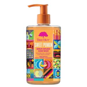 imageTree Hut Sweet Punkin Serum Infused Hand Wash  Nourish ampamp Hydrate Hands with Strengthening Skin Care  Long Lasting Scent  Cleanse ampamp Lock in Moisture  11 fl oz