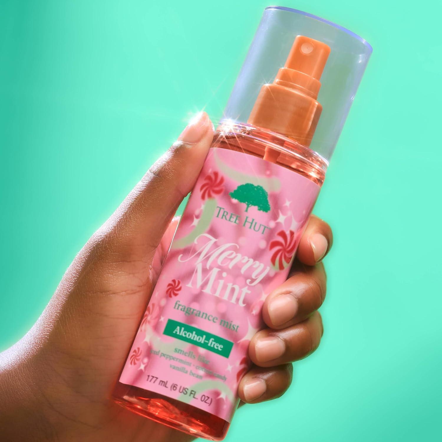 imageTree Hut Merry Mint Fragrance Mist Spritz On for a Refreshed Feel or Layer with Your Favorite Scents Versatile Body Spray 6 fl oz2 Fl Oz Pack of 1
