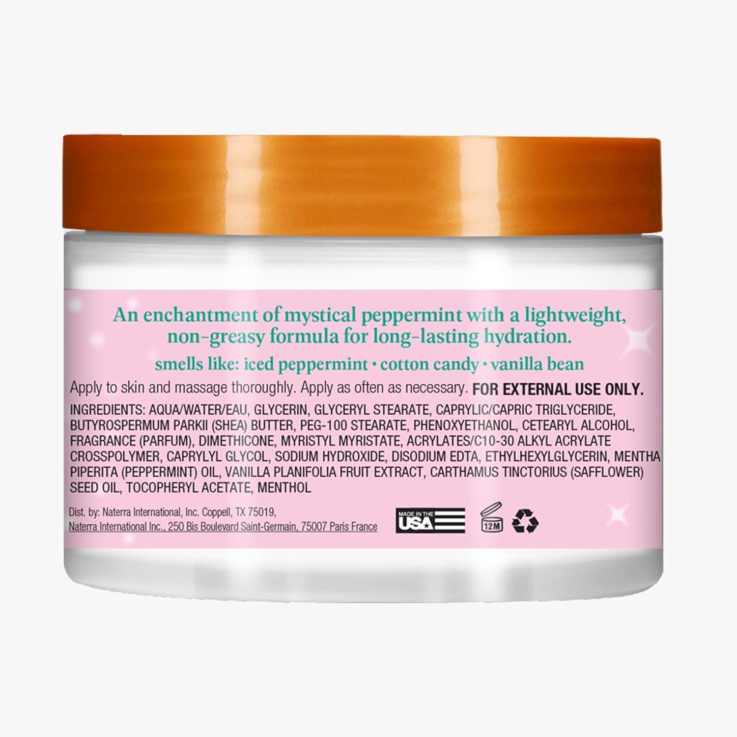 imageTree Hut Merry Mint Whipped Shea Body Butter  Longlasting Hydration Leaves Skin Feeling Soft ampamp Moisturized  Lightweight  Nourishing Essential Body Care  84 fl oz