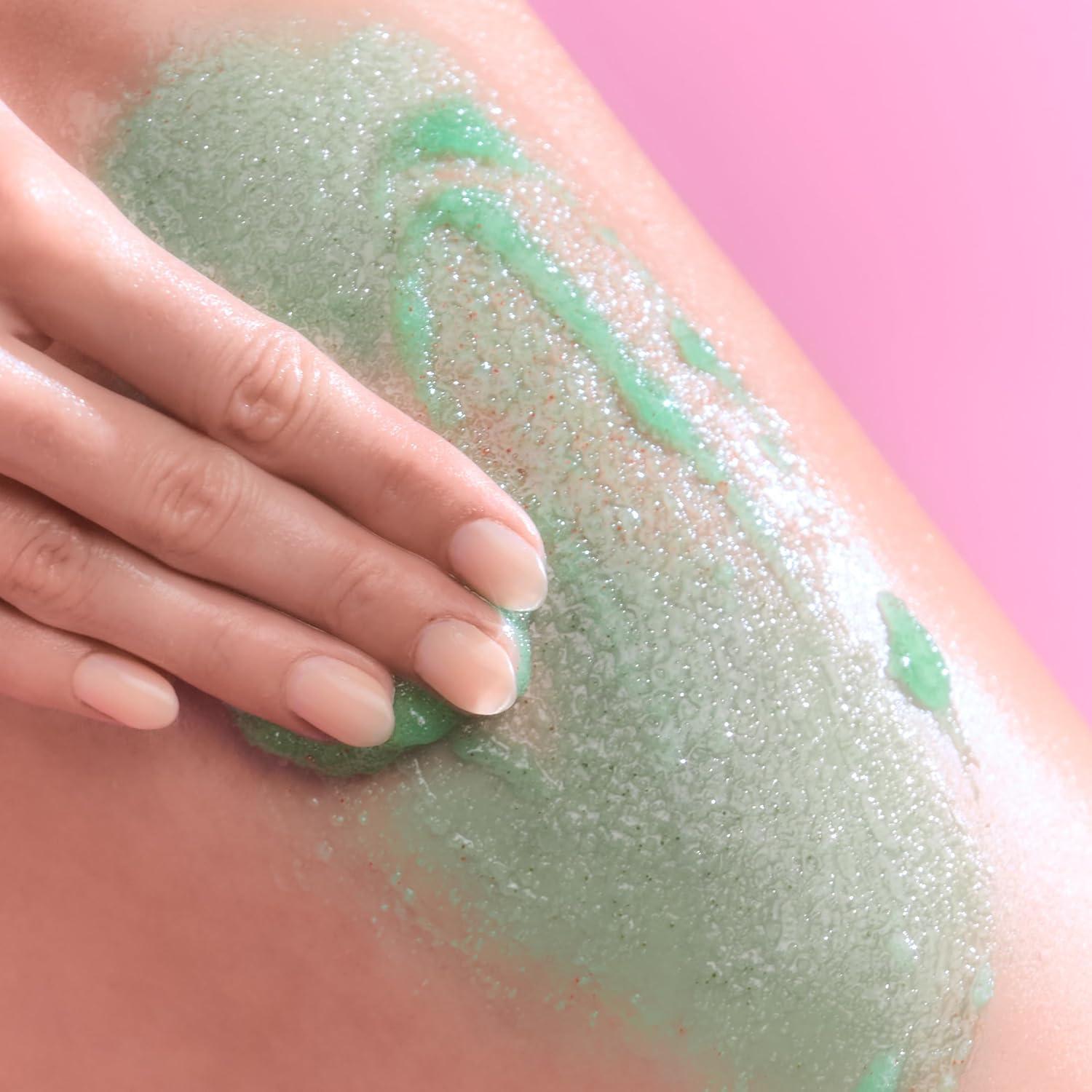 imageTree Hut Mistletoe Magic Shea Sugar Scrub Exfoliating Body Scrub Removes Dead Dry Skin for a Soft ampamp Hydrated Feel Nourishing Essential Body Care 18 fl oz