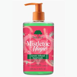 imageTree Hut Mistletoe Magic Serum Infused Hand Wash Nourish ampamp Hydrate Hands with Strengthening Skin Care Long Lasting Scent Cleanse ampamp Lock in Moisture 11 fl oz