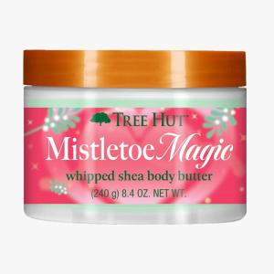 imageTree Hut Mistletoe Magic Whipped Shea Body Butter  Longlasting Hydration Leaves Skin Feeling Soft ampamp Moisturized  Lightweight  Nourishing Essential Body Care  84 fl oz
