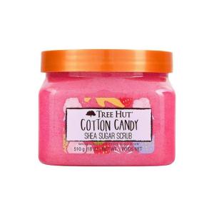 imageTree Hut Violet Victory Shea Sugar Scrub Exfoliating Hydrating ampamp Moisturizing Body Scrub with Shea Butter ampamp Natural Oils Smooth ampamp Soften Skin Polishing Exfoliant for Radiant Skin 18 ozCotton Candy