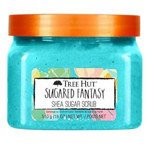 imageTree Hut Violet Victory Shea Sugar Scrub Exfoliating Hydrating ampamp Moisturizing Body Scrub with Shea Butter ampamp Natural Oils Smooth ampamp Soften Skin Polishing Exfoliant for Radiant Skin 18 ozSugared Fantasy