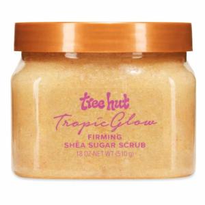 imageTree Hut Violet Victory Shea Sugar Scrub Exfoliating Hydrating ampamp Moisturizing Body Scrub with Shea Butter ampamp Natural Oils Smooth ampamp Soften Skin Polishing Exfoliant for Radiant Skin 18 ozTropic Glow