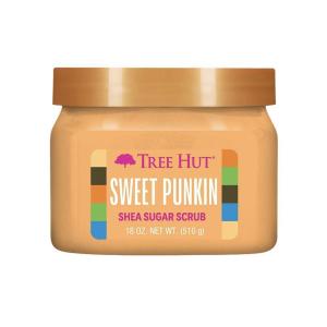 imageTree Hut Violet Victory Shea Sugar Scrub Exfoliating Hydrating ampamp Moisturizing Body Scrub with Shea Butter ampamp Natural Oils Smooth ampamp Soften Skin Polishing Exfoliant for Radiant Skin 18 ozSweet Punkin