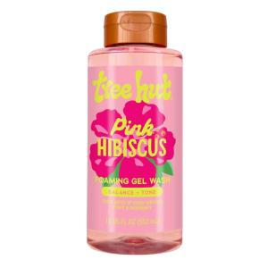 imageTree Hut Golden Vanilla Foaming Gel Wash Hydrating ampamp Moisturizing Body Wash with Shea Butter ampamp Natural Oils Gentle Cleansing for Soft ampamp Smooth Skin Body Cleanser for SelfCare 18 ozPink Hibiscus