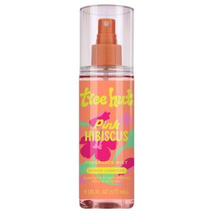 imageTree Hut Golden Vanilla Fragrance Mist Hydrating ampamp AlcoholFree Body Spray Warm Vanilla ampamp Sandalwood Scent Perfume Mist for Hair ampamp Body Everyday Fragrance Spray for Women 6 ozPink Hibiscus