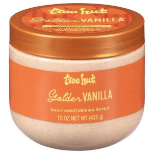 image:imageTree Hut Frosted Sugar Cookie Daily Moisturizing Scrub Whipped Foamy Exfoliating Body Scrub Hydrating Formula for Soft Glowing Skin 15 ozGolden Vanilla