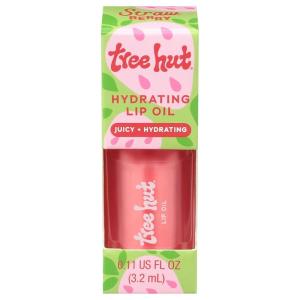image:imageTree Hut Vanilla Hydrating Lip Oil NonSticky HighShine Lip Gloss Oil Moisturizing Formula with Vitamin E amp Squalane for Soft Smooth Lips 016 fl ozStrawberry